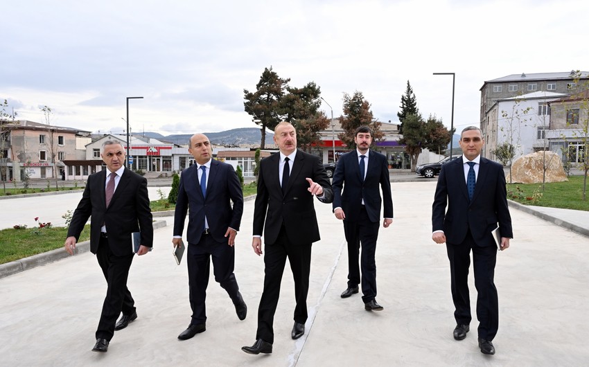 President Ilham Aliyev attends inauguration of renovated Karabakh University