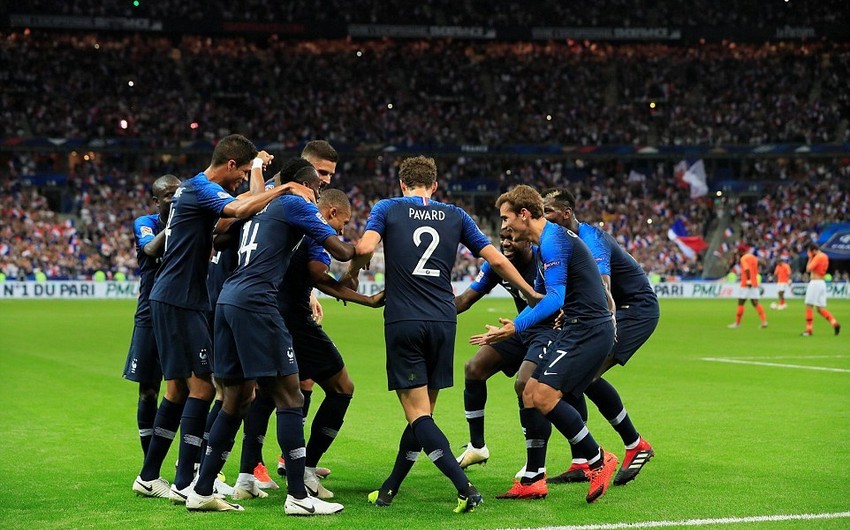 UEFA Millətlər Liqası: Fransa ilk, Ukrayna ikinci qələbəsini qazanıb