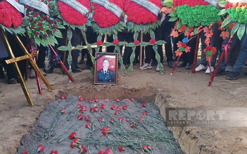 В Товузском районе похоронен шехид Гаджиали Гасымов