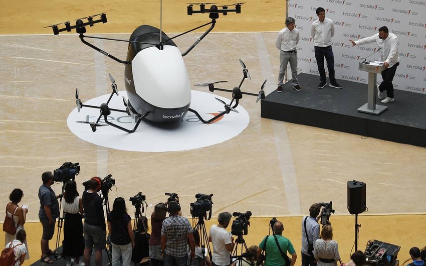 В Испании представили прототип беспилотного аэротакси - ФОТО