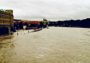 Ливни в Чехии привели к резкому повышению уровня воды в реках