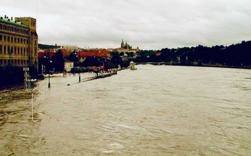 Ливни в Чехии привели к резкому повышению уровня воды в реках