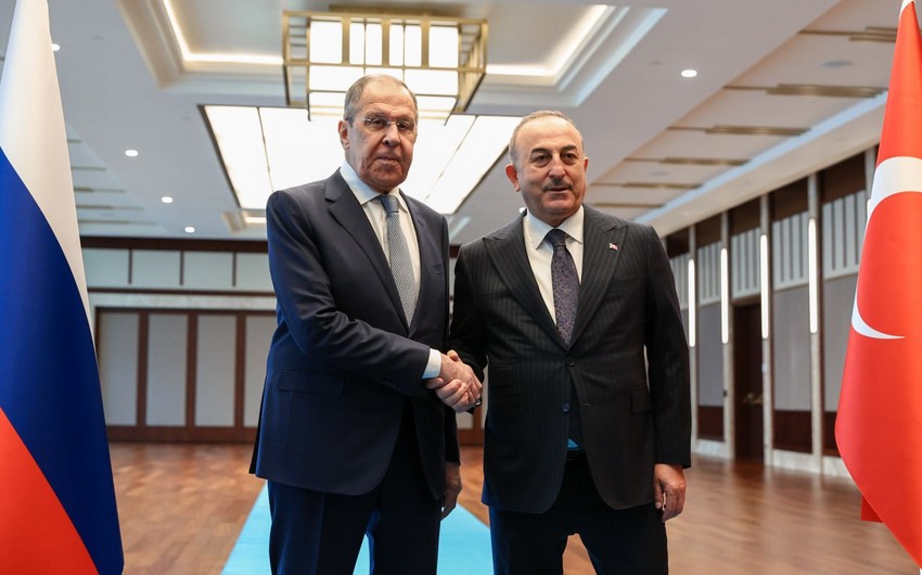 Meeting between Cavusoglu and Lavrov kicks off in Ankara