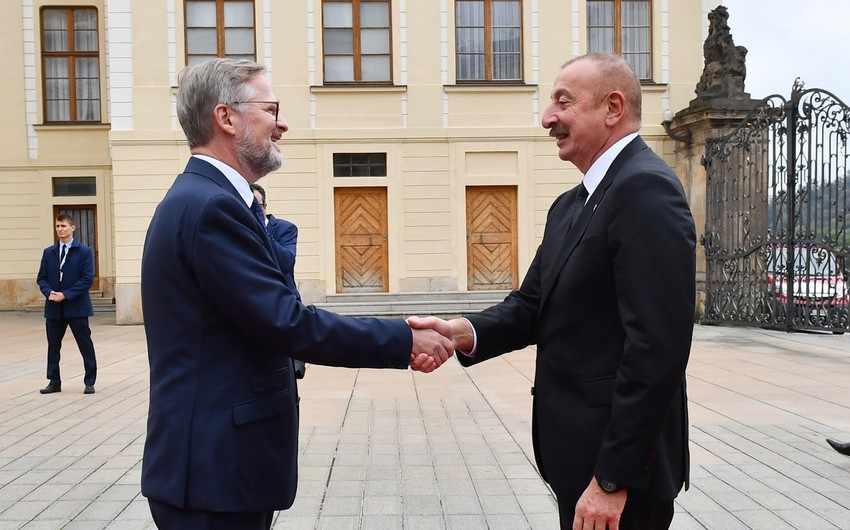 President Ilham Aliyev attends plenary session of European Political Community Summit in Prague - UPDATED