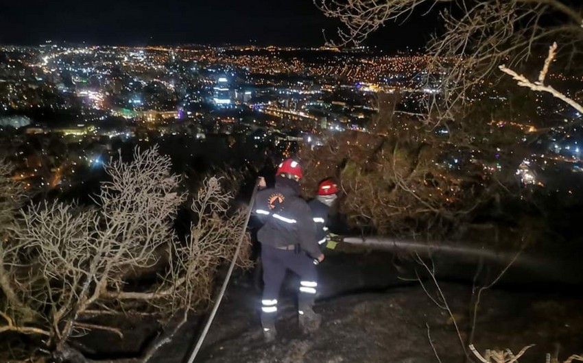 Tbilisidə baş verən yanğın lokallaşdırıldı - YENİLƏNİB