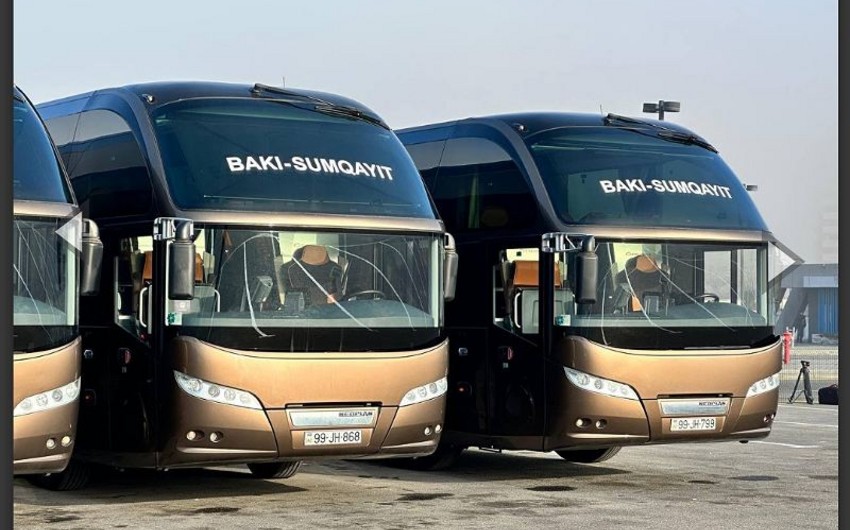 BakuBus начал перевозить пассажиров в Гянджу