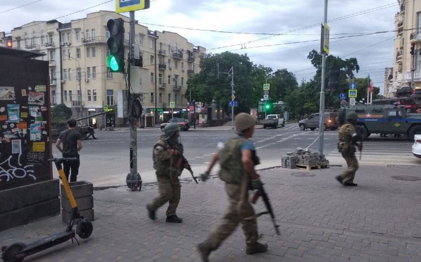 Rostov “Vaqnerçilər tərəfindən ələ keçirilib, kütləvi tədbirlər ləğv edilib