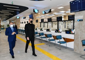 Глава государства открыл Гянджинский региональный центр ASAN xidmət номер 2