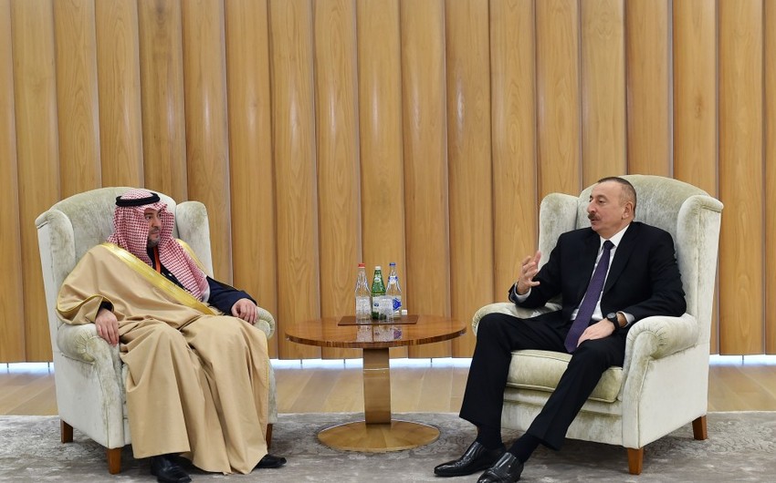Президент Ильхам Алиев принял заместителя министра Саудовской Аравии по делам Ислама, призыва и наставления - ДОПОЛНЕНО