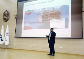 Halliburton holds presentation at Baku Higher Oil School