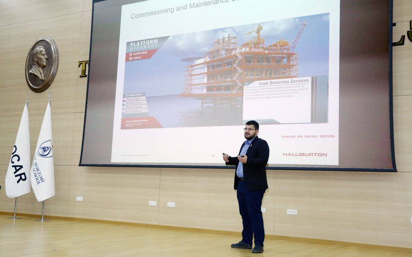 Halliburton holds presentation at Baku Higher Oil School