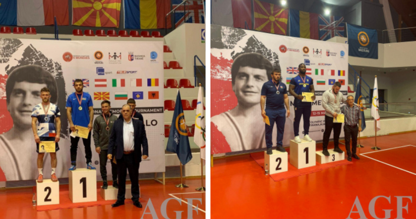 Albaniyada güləşçilərimiz 2 medal qazanıb