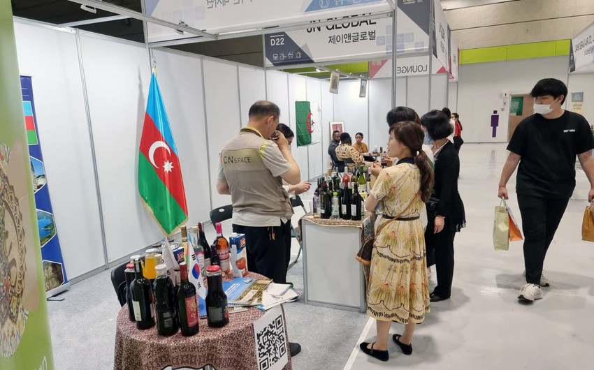 Азербайджанская продукция представлена на международной выставке в Южной Корее