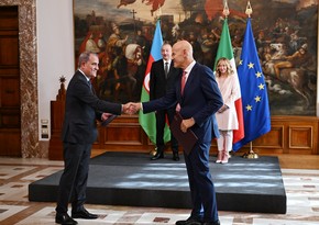 Rome hosts document exchange ceremony between Azerbaijan and Italy