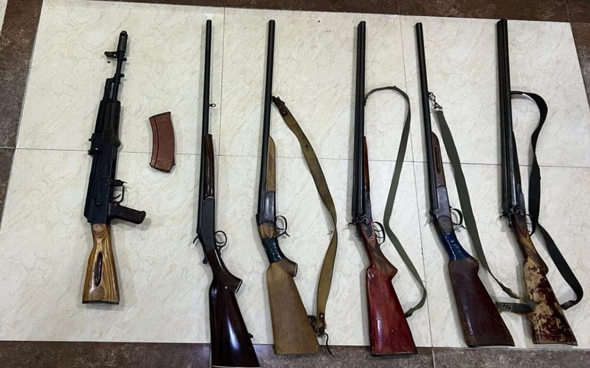 Azerbaijan police discover weapons, ammunition in Khankandi