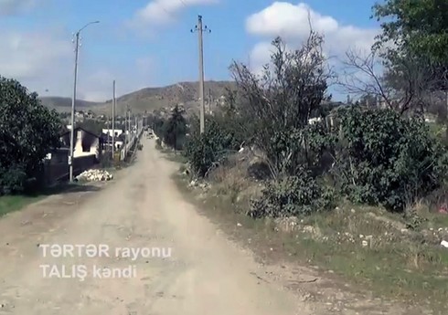 Минобороны: Видеозапись освобожденного от оккупации села Талыш