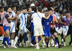 Massive brawl breaks out after France eliminate Argentina from Olympics