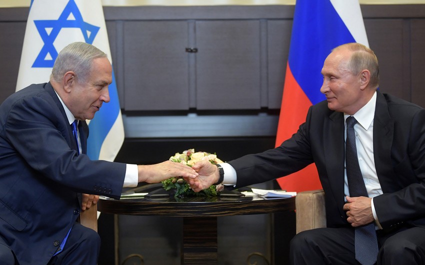 Netanyahu Putinlə telefon danışığında Rusiya ilə İranın əməkdaşlığını tənqid edib