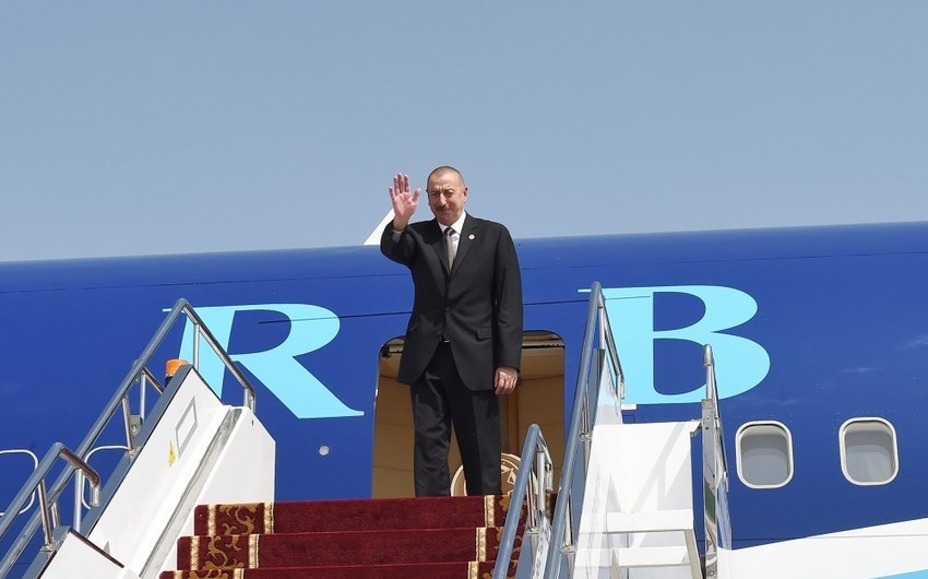 President of Azerbaijan completes his visit to Kyrgyzstan