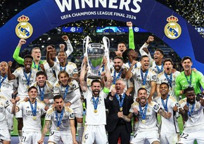 Мадридский Реал стал 15-кратным победителем Лиги чемпионов УЕФА