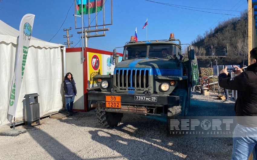 Number of Russian peacekeepers' vehicles passing through Khankandi-Lachin road reaches 51