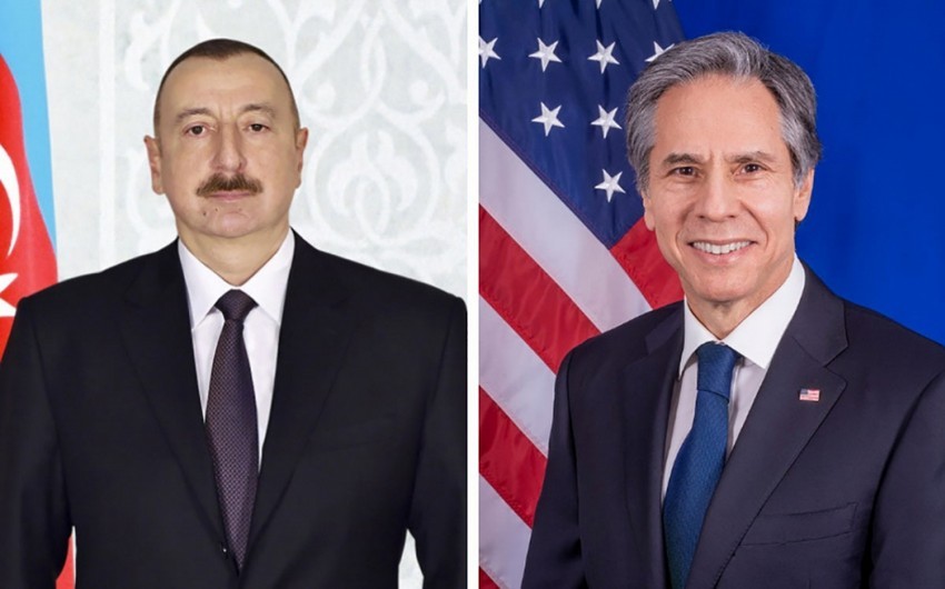 US Secretary of State phones President of Azerbaijan