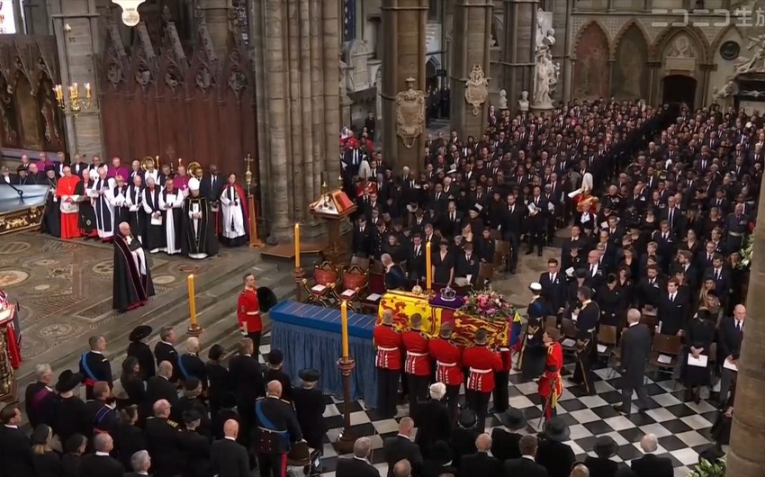 Funeral of Queen Elizabeth II begins