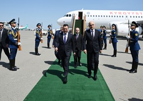President of Kyrgyzstan arrives in Azerbaijan for state visit