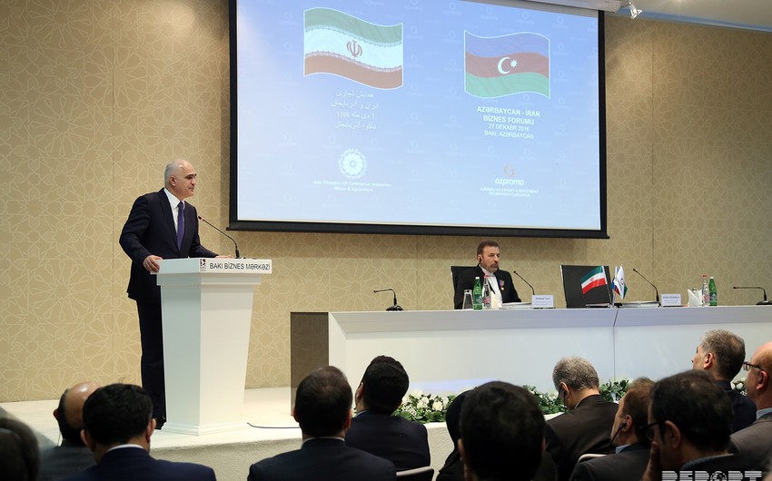 Bakıda Azərbaycan-İran biznes forumu keçirilib