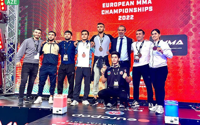 Avropa çempionatı: Azərbaycanın MMA döyüşçüləri 5 medal qazanıb