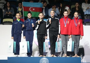 Азербайджанские гимнастки завоевали медали на международном турнире