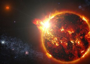 Scientists see solar flare