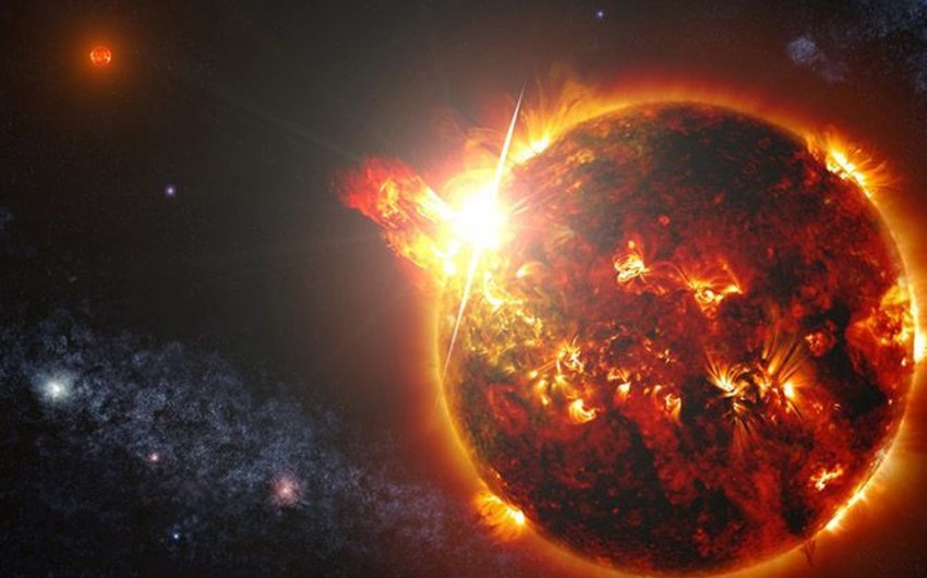 Scientists see solar flare