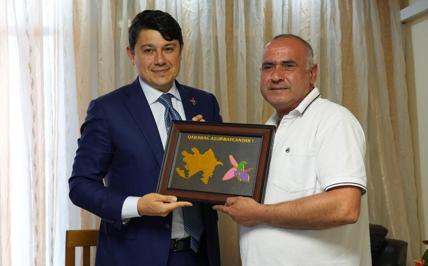 Fuad Muradov İsraildə Azərbaycan icmasının üzvləri ilə görüşüb