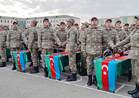В Азербайджанской Армии состоялись церемонии принятия Военной присяги