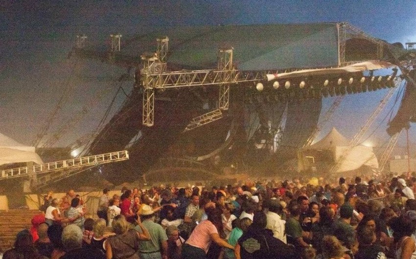 Festival stage collapse in Spain kills one, injures dozens