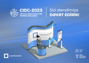 “AzInTelecom” “CIDC-2023”də “Qızıl sponsor” kimi stendlə çıxış edir