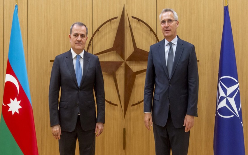 Azerbaijani foreign minister meets with NATO Secretary General