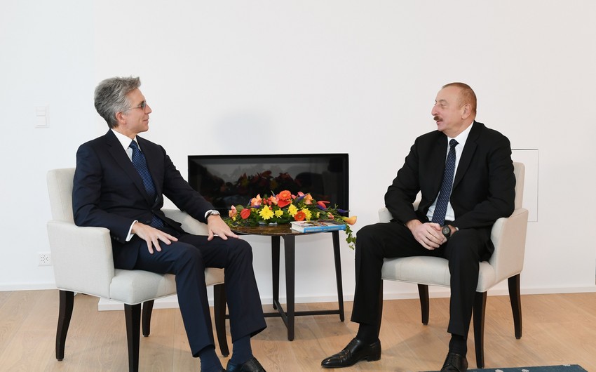 Президент Ильхам Алиев встретился с генеральным исполнительным директором компании SAP SE
