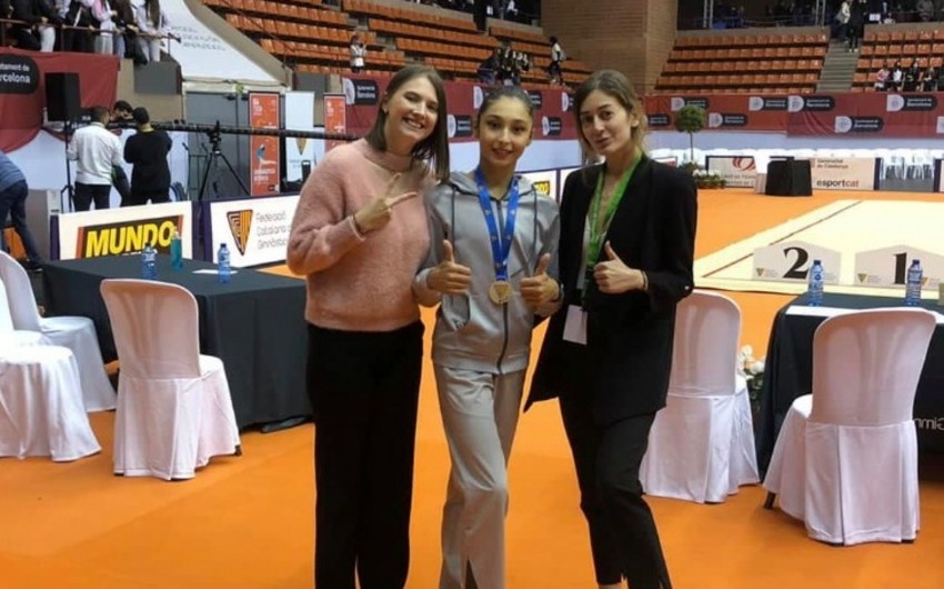 Азербайджанская гимнастка завоевала серебро в Испании