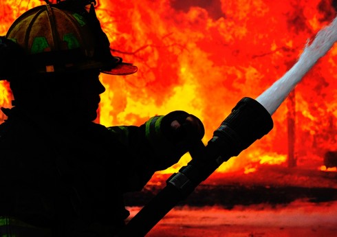 В Тульской области сгорела пожарная часть