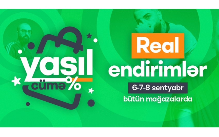 İrşadın Yaşıl cümə kampaniyası real endirimlər təklif edir: Sadəcə 3 gün məhsullara 70 %-dək endirim olacaq