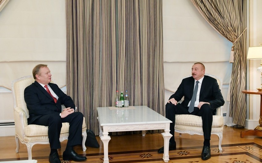 Президент Ильхам Алиев принял посла Беларуси в Азербайджане