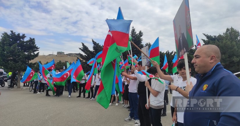 “Əziz Şuşa” beynəlxalq velosiped yarışının açılış mərasimi keçirilib