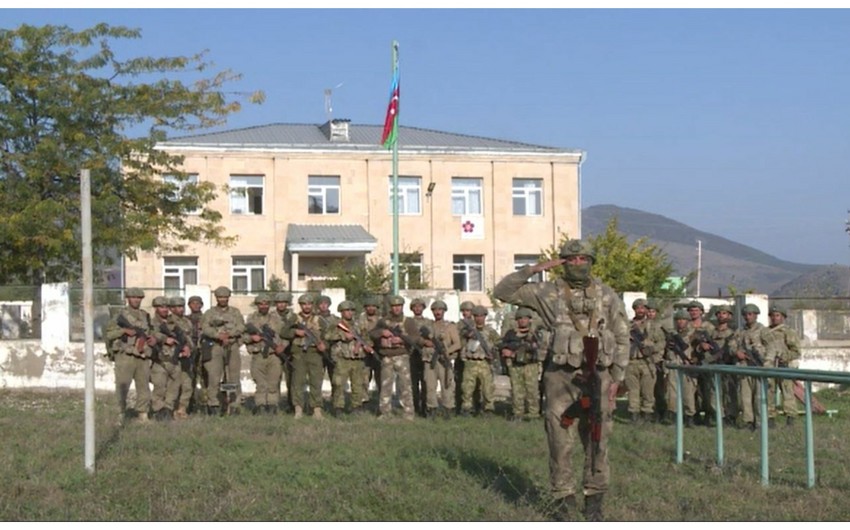  Azerbaijan hoists flag in liberated Zangilan