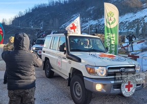 ICRC vehicles move freely from Khankandi toward Lachin