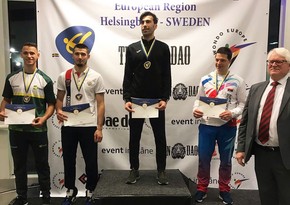 Azerbaijani taekwondo fighter wins gold in Sweden