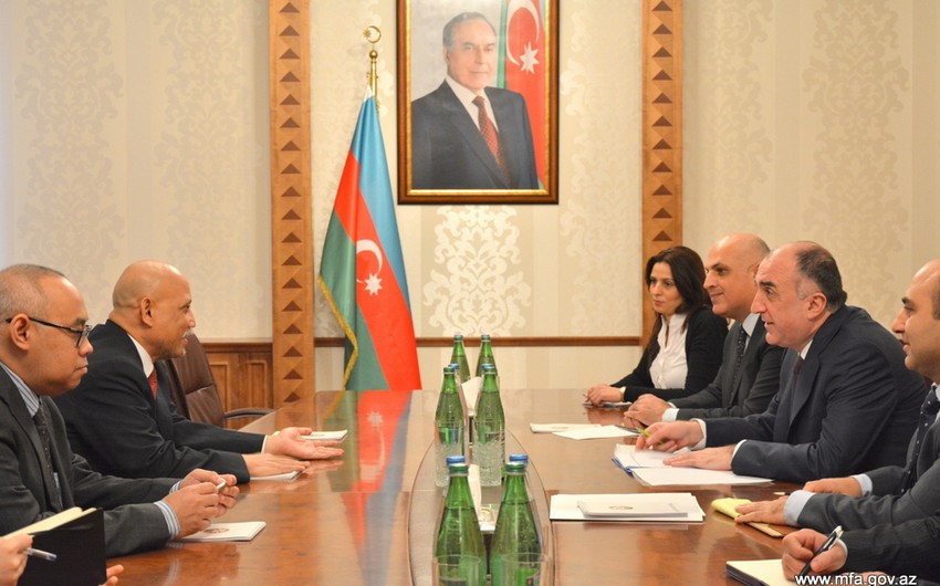 Azerbaijani FM meets outgoing Indonesian ambassador