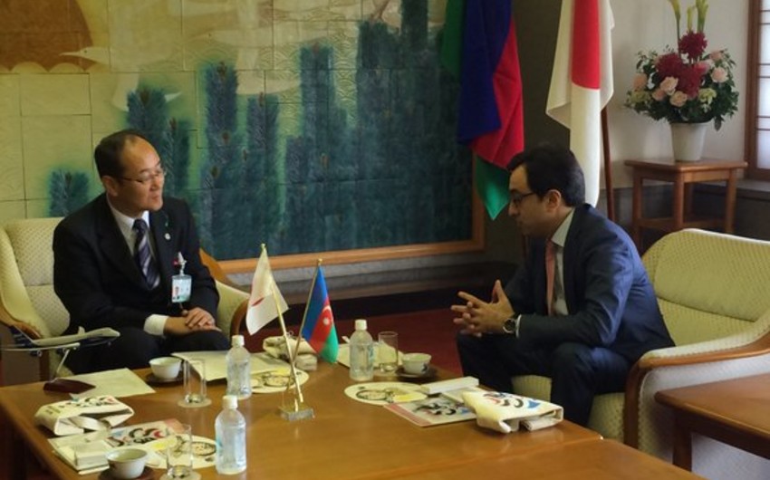 Посол Азербайджана в Японии провел встречу с мэром города Комацу