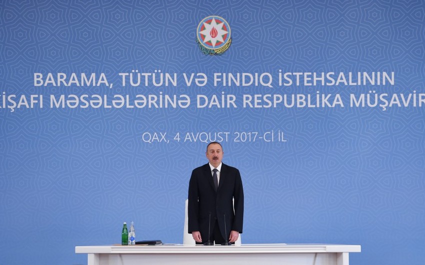 Prezident İlham Əliyev: Tütünçülüyün inkişafına dair Dövlət Proqramı qəbul ediləcək